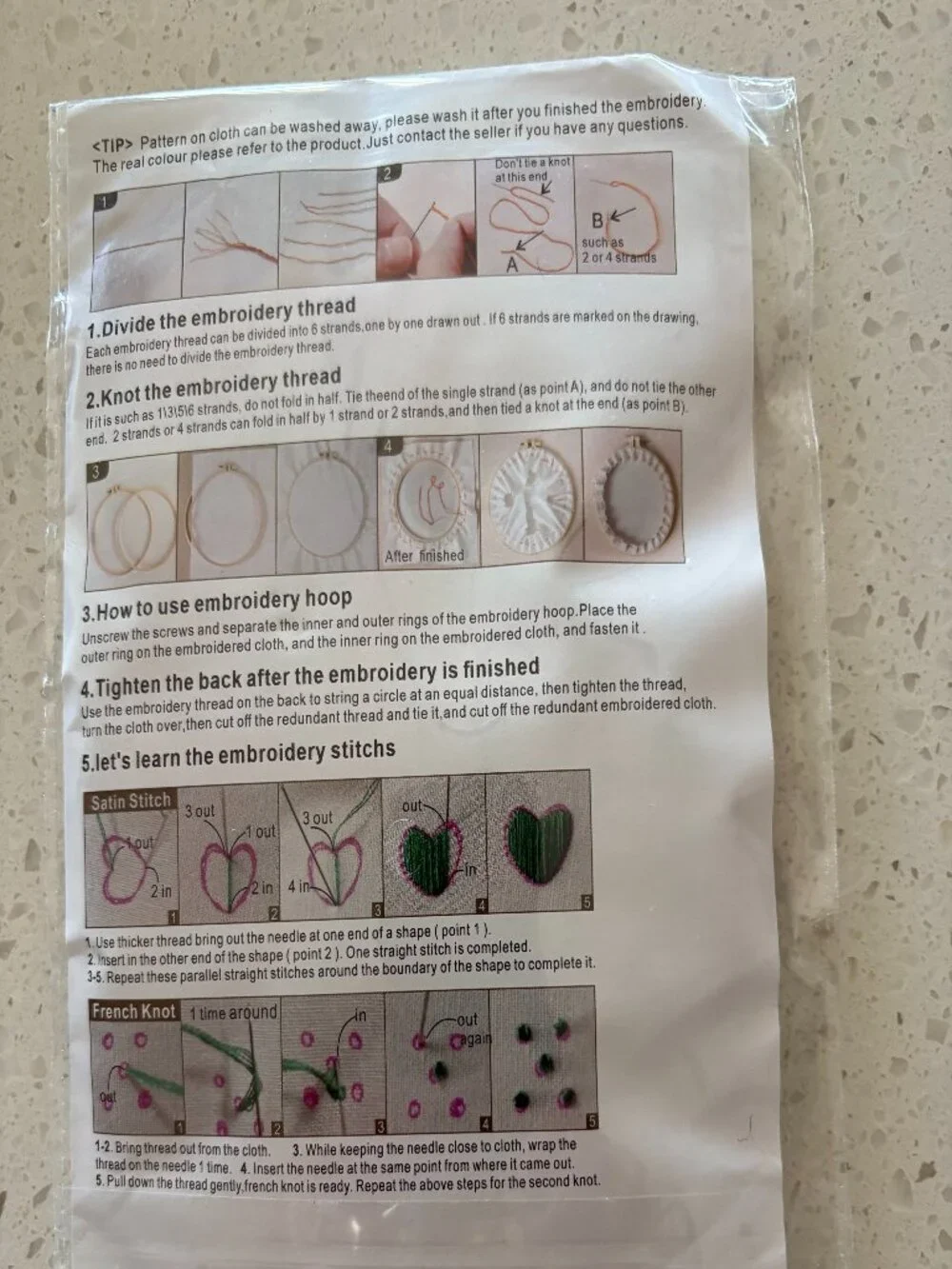 Embroidery Kit, Birds